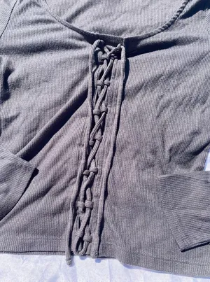 Aeropostale Gray Long sleeve shirt thumbnail 5