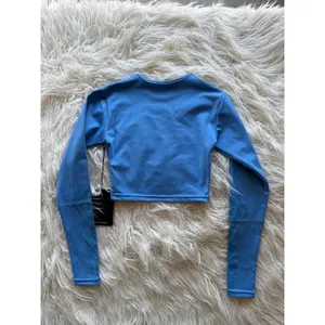 SKIMS Civil Regime No Tomorrow Sofie Crop Tee Blue Size XS thumbnail 7