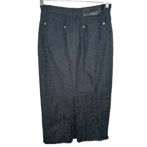 Staud Guinevere Stretch Midi Skirt black size 4 thumbnail 5