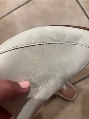 Madewell Cream Off White Leather Frances Loafer Mule thumbnail 7