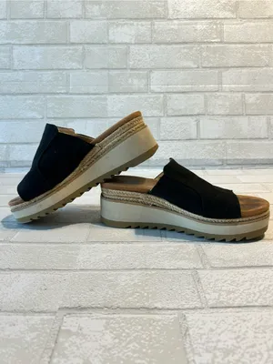 Tom’s Black Platform Slide Sandals - size 8 thumbnail 6