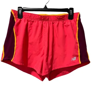 New Balance Size medium pink Lined running shorts‎ Nb Dry Tie Purple Orange thumbnail 1