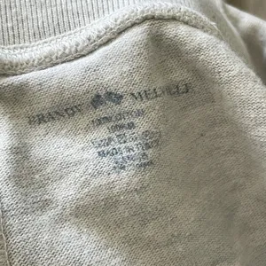 Brandy Melville Sweatpants cotton low rise wide leg womens Gray one size lounge thumbnail 2