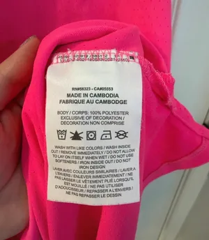 Nike Dri-Fit Running Neon Pink Racerback Tank Top thumbnail 4