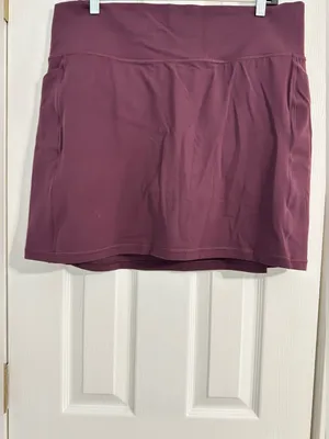 Athleta Salutation Stash 16.5” Skort XL Burgundy Plum Athletic Tennis Golf thumbnail 2