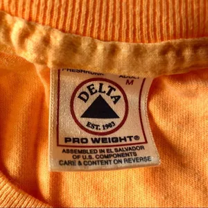 Embroidered Old Orchard Beach, Maine T-shirt/Tunic Peach Size Medium thumbnail 9