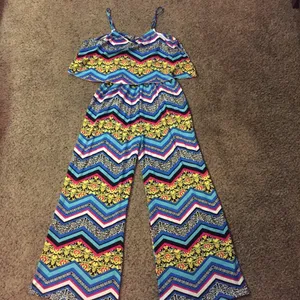 Magic Colorful Jumpsuit Sz M Gently Used thumbnail 10