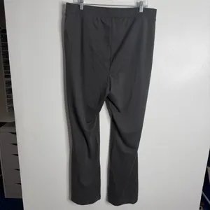 NWOT Gap Slit Hem Ponte Flare Charcoal Heather Pull On Stretch‎ Size XL Casual thumbnail 3