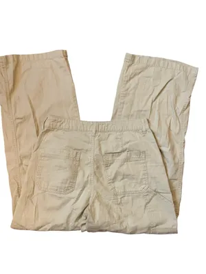 Happily Grey Carpenter Wide-Leg Pants | Size 3/26 | Tan thumbnail 10