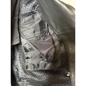 River Road Women's Small Black Cowhide Leather Motorcycle Moto Biker Jacket thumbnail 9