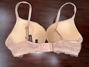Victoria’s Secret Nude Colored with Lace Push Up Bra Size 36C thumbnail 4