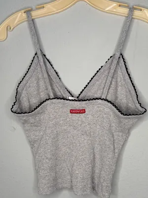Hard Tail Forever Gray Cotton Top nwot Size undefined thumbnail 3