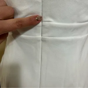 Lulus NWT Headed to Cocktail Hour White Halter Tulip Mini Dress thumbnail 5