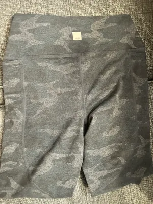 Vuori elevation grey camo full length leggings thumbnail 2