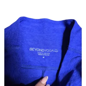 Beyond Yoga Blue Space Dye V-Waist Leggings Size: M thumbnail 3