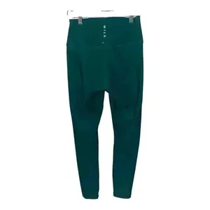 Wilo‎ Base Ribbed Green 7/8 Length Leggings, Large thumbnail 2