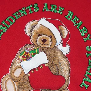 Vintage Y2K Lee Bear Christmas Sweatshirt thumbnail 4