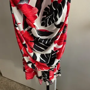 Vintage Hearts Strapless Red Floral Mini Dress 5 90s Y2K Party Coquette Retro thumbnail 7