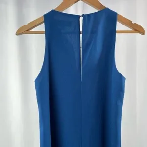 NWT Lulus Barbell Plunge Shift Dress in Teal Blue Size Extra Small‎ thumbnail 9