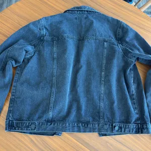 Buffalo David Bitton Denim Jacket M Distressed Black Wash Grunge Streetwear Edgy thumbnail 7