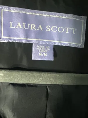 Laura Scott Rain Coat Size M Lightweight Classic jacket Women Waterproof Chic thumbnail 2