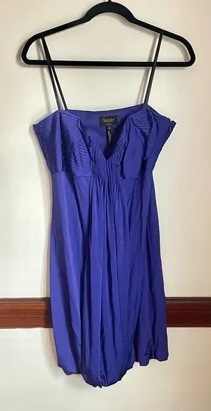 Laundry By Shelli Segal Vibrant Purple Strapless‎ Mini Dress thumbnail 1