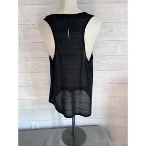 Champion black Duo Dry semisheer racerback tank top activewear XL thumbnail 4