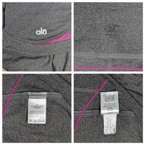 Alo Yoga Gray Capri Leggings - Size S (approximate - see measurements) thumbnail 6