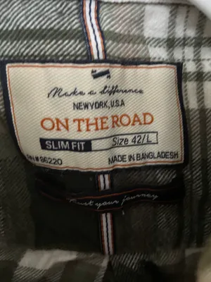 On The Road Green Plaid Flannel Shirt thumbnail 2