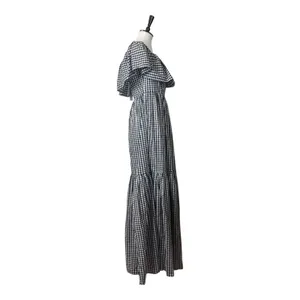 Chelsea 28 Gingham Off Shoulder Maxi Dress Women’s Size 4 Cottagecore NWT Ruffle thumbnail 5