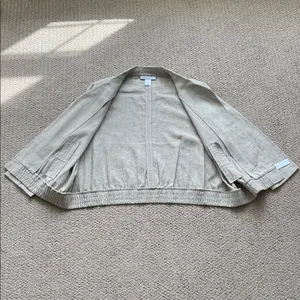 Women's Beige Blazer Tan Size XL thumbnail 5