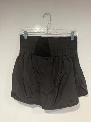 Free‎ People Movement smocked black shorts thumbnail 4