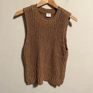 Abercrombie & Fitch Easy Shaker Sweater Tank Brown- Size Small thumbnail 2