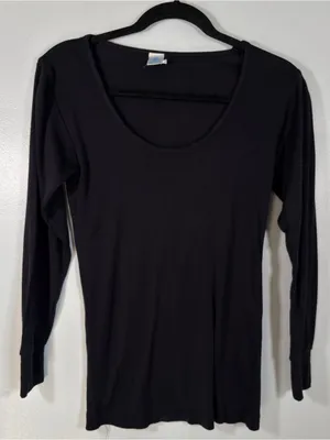 WinterSilks 100% Silk Layering Set Black Turtleneck, Long Sleeve Top Lightweight thumbnail 7