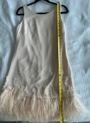 Jessica Simpson Feather Trim Dress thumbnail 6
