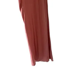 Zara Burnt Orange Pink Coral High Waisted Pull On Casual Y2K Lounge SZ S #1693 thumbnail 7