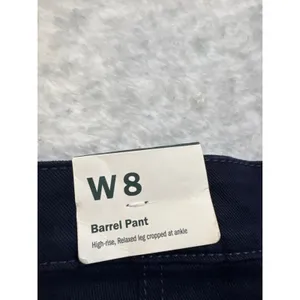 Alpine Design Womens Barrel Pant Deep Navy High Rise Relaxed Cropped ADW24905 8. thumbnail 4