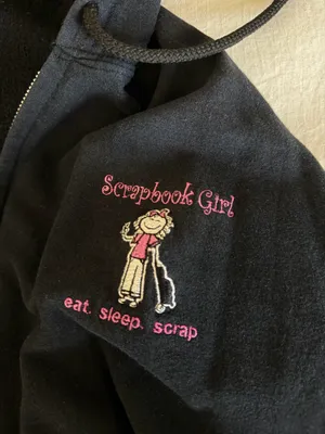 Scrapbook girl zip up jacket thumbnail 2