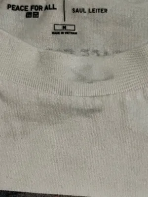 Womens medium Saul Leiter Peace For All Short Sleeve Shirt thumbnail 7