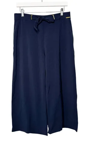 Marc New York Blue Wide Leg Crop Pants Size M thumbnail 1