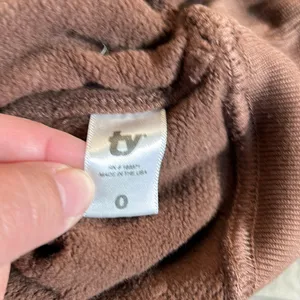 Thirty years brown crew oversized sweatshirt thumbnail 3