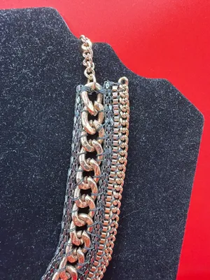 Layered Statement Necklace Multi thumbnail 4