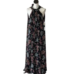 NWT I. State X Nordstrom floral lined Jumpsuit Sleeveless Tie Back wide Leg thumbnail 3