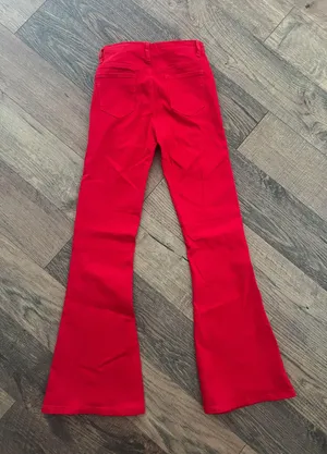 Edikted Lace Up Red Pants thumbnail 2