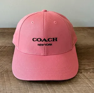 Coach Embroidered Baseball Hat CAA64 Pink / Black thumbnail 1