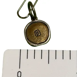 Waxing Poetic Camp Charm Initial B Pendant Mixed Metal‎ Sterling Silver Brass thumbnail 2