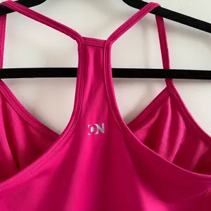 Old Navy Pink Workout Racerback Tank Top With Built-In Bra New W/O Tag Large thumbnail 5