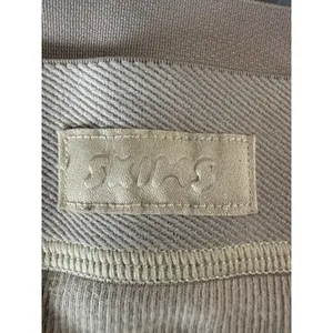 SKIMS Cotton Rib Boxer High Waisted‎ Ribbed Lounge Shorts Bone Grey Large thumbnail 3