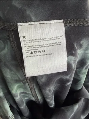 Lululemon Align High-Rise Pant 25" Diamond Dye Blue Grey Size 16 thumbnail 7