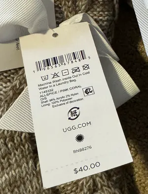 UGG NWT  Slipper Socks thumbnail 3